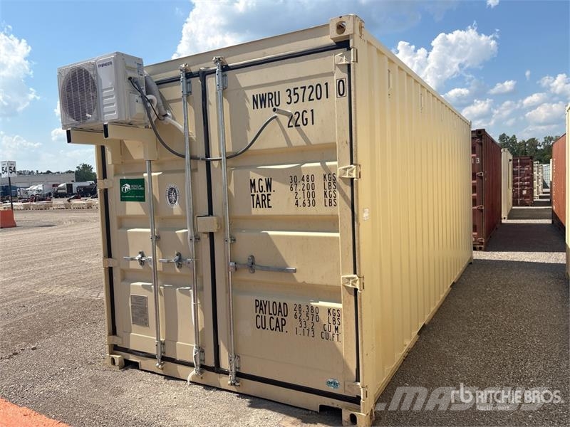 20 ft x 8 ft Skid-Mounted Storage Container Mobile Lauksaimniecība- Citi