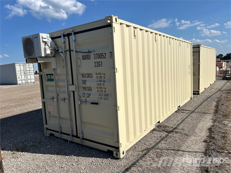  20 ft x 8 ft Skid-Mounted Storage Container Mobile Lauksaimniecība- Citi