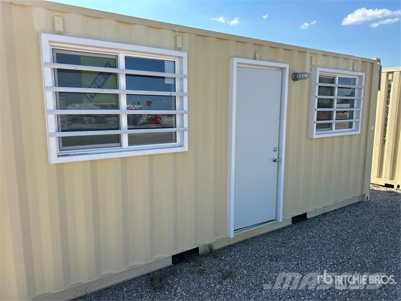 20 ft x 8 ft Skid-Mounted Storage Container Mobile Landbrug - Andet