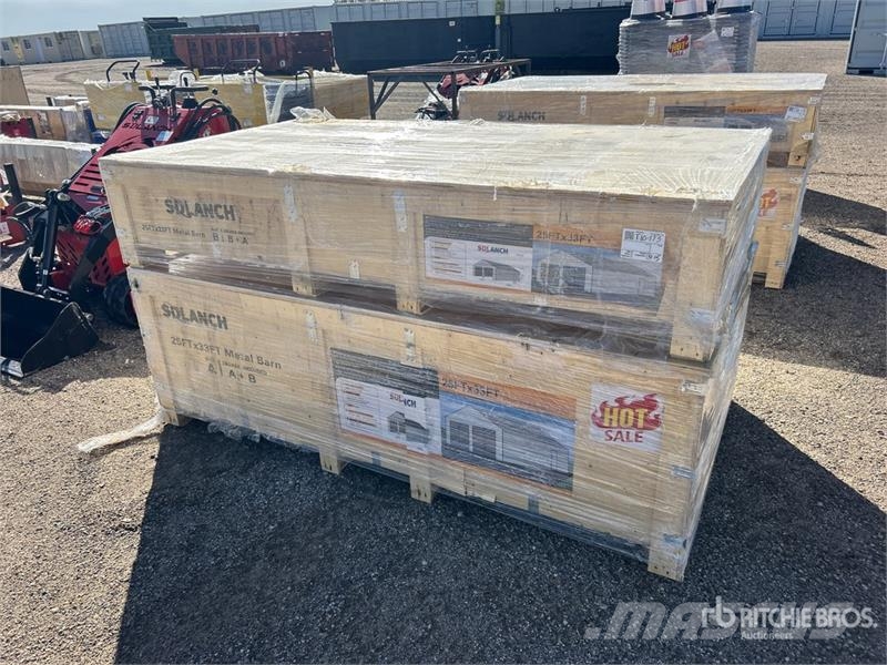 25 ft x 33 ft Double Garage Metal Storage Building Jeklene gradbene konstrukcije