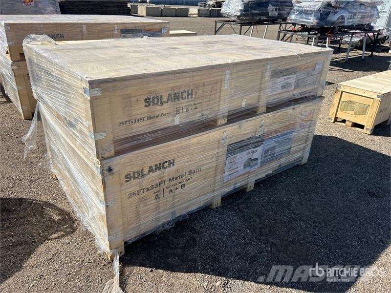 25 ft x 33 ft Double Garage Metal Storage Building Jeklene gradbene konstrukcije