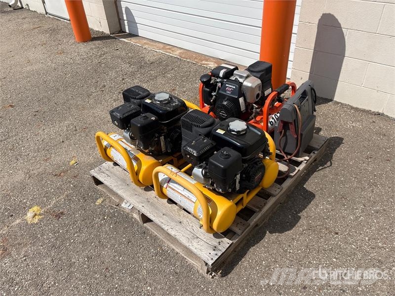 3 Air Compressors & 1 Battery Jump Box (Inoperable Other components
