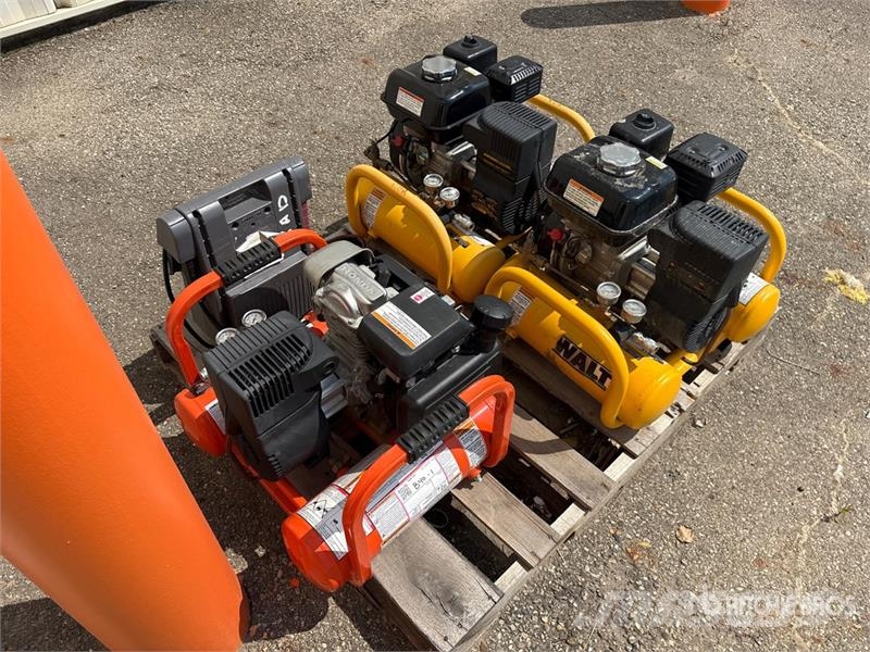 3 Air Compressors & 1 Battery Jump Box (Inoperable Other components