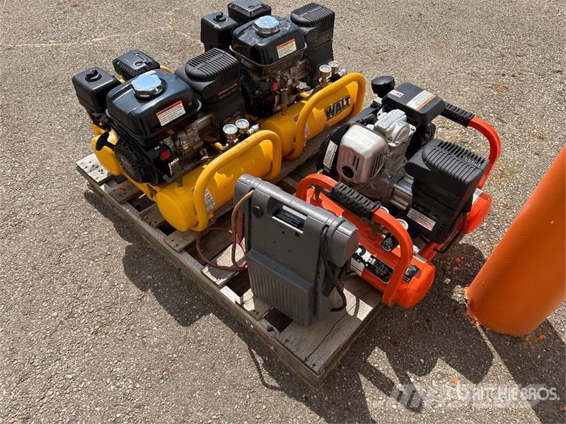 3 Air Compressors & 1 Battery Jump Box (Inoperable Other components