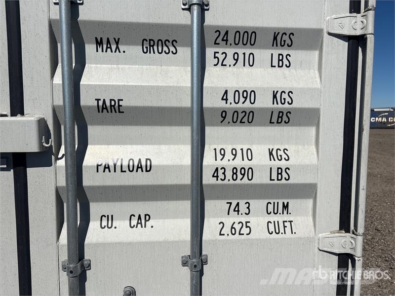 40 ft High Cube Multi-Door Storage Container Raktárkonténerek