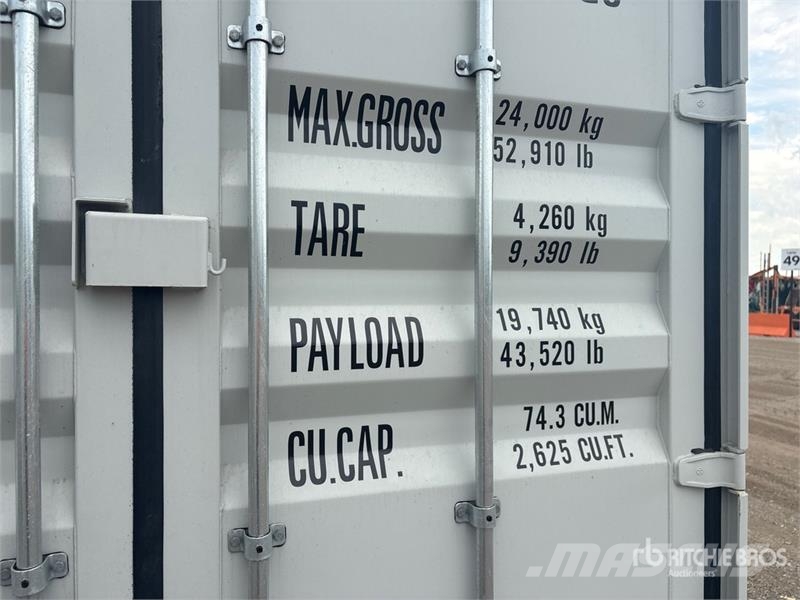 40 ft High Cube Multi-Door Storage Container Varastokontit