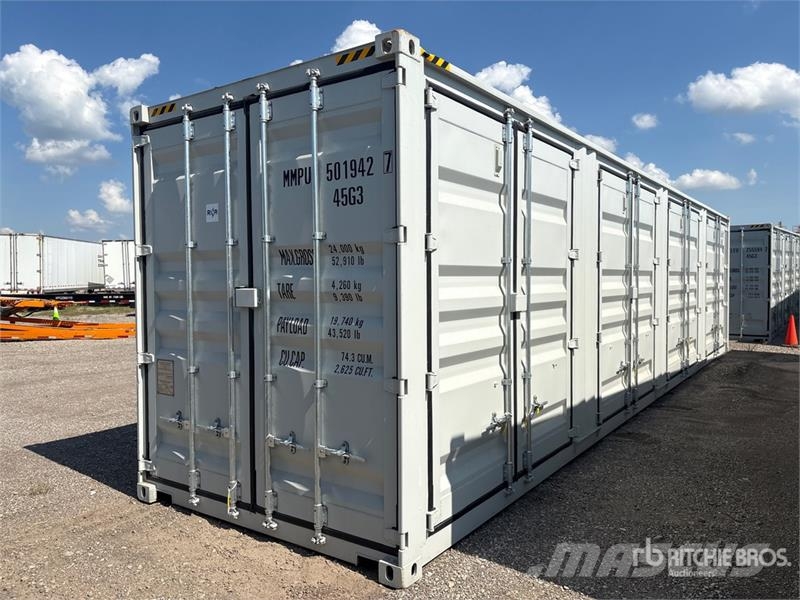 40 ft High Cube Multi-Door Storage Container Conteneurs de stockage