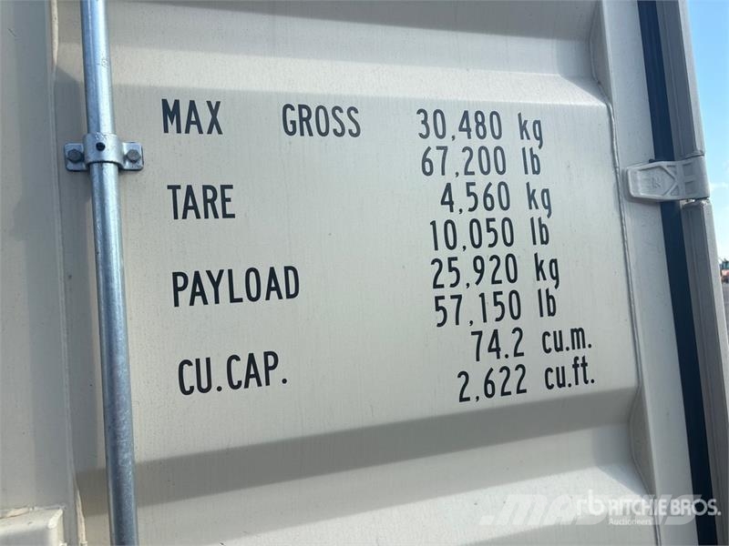  40 ft High Cube Multi-Door Storage Container Varastokontit