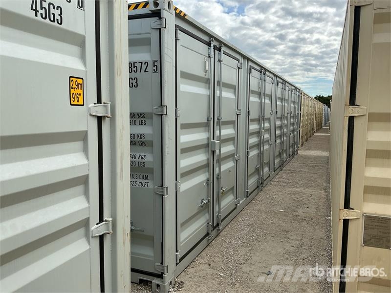 40 ft High Cube Multi-Door Storage Container Varastokontit