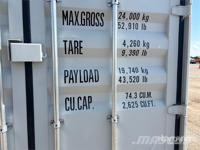  40 ft High Cube Multi-Door Storage Container Varastokontit