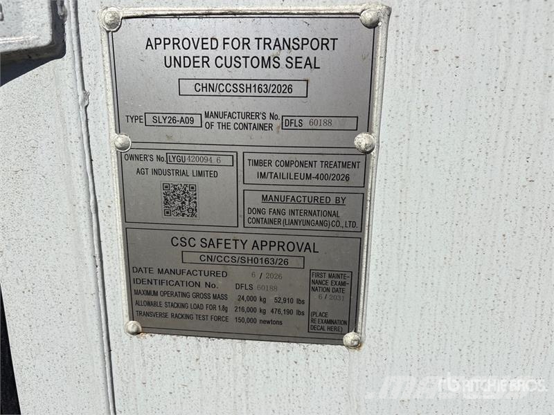40 ft High Cube Multi-Door Storage Container Lagercontainere