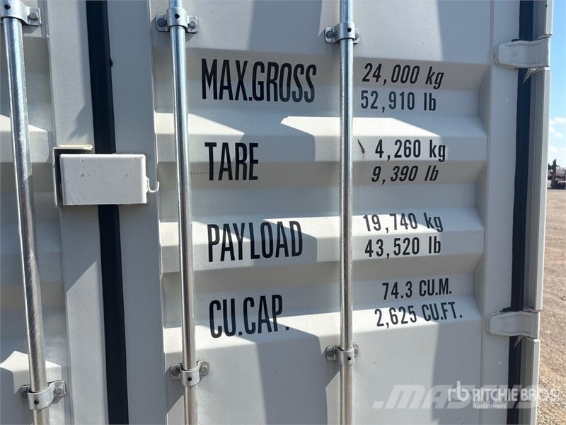  40 ft High Cube Multi-Door Storage Container Varastokontit