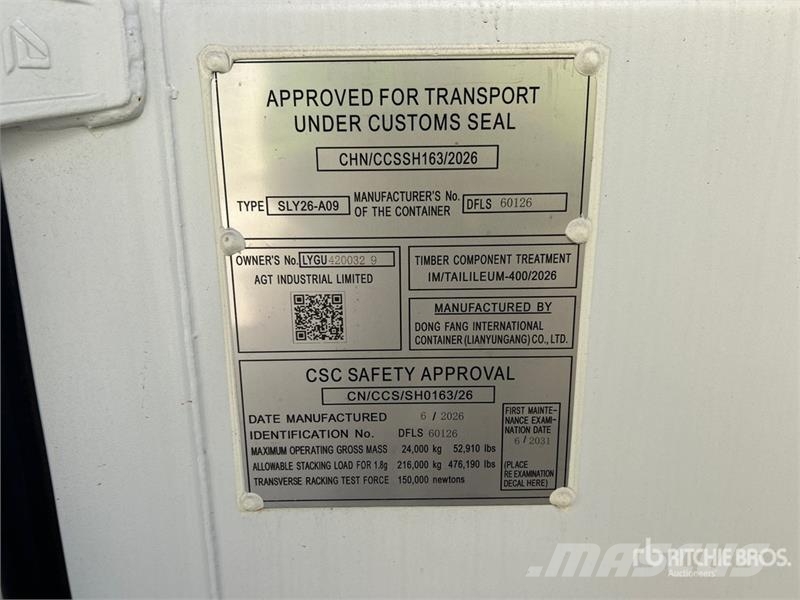 40 ft High Cube Multi-Door Storage Container Opslag containers