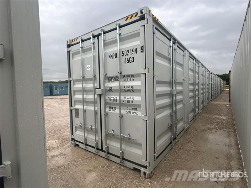 40 ft High Cube Multi-Door Storage Container Uzglabāšanas konteineri