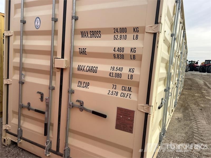  40 ft High Cube Multi-Door Storage Container Uzglabāšanas konteineri