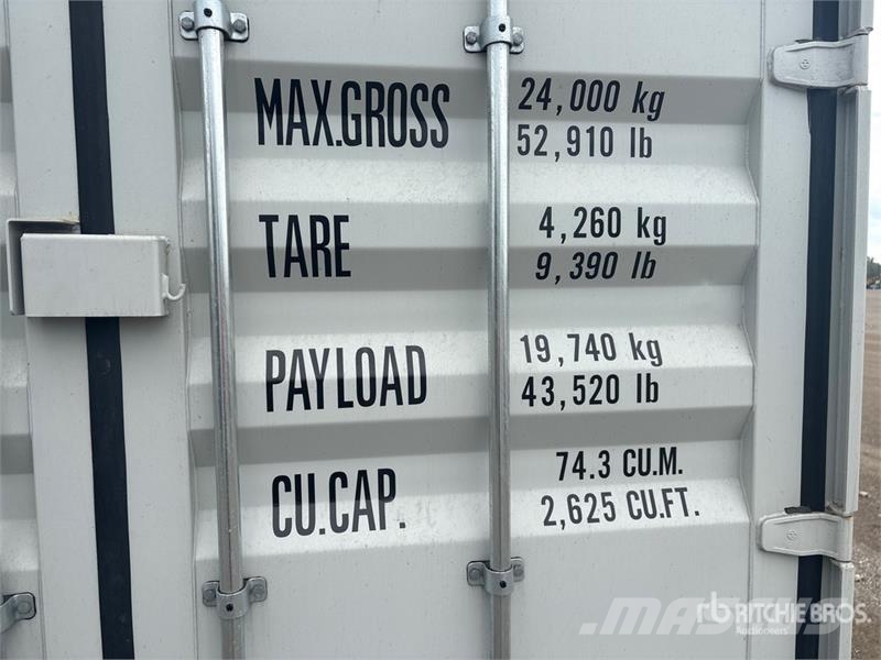 40 ft High Cube Multi-Door Storage Container Varastokontit
