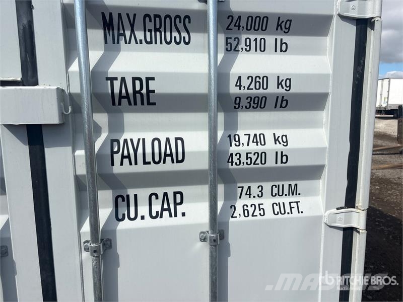40 ft High Cube Storage Container (Unused) Lagercontainere