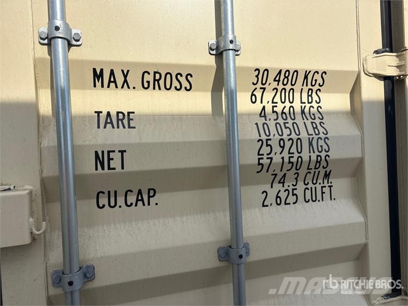 40 ft High Cube Storage Container 보관 컨테이너