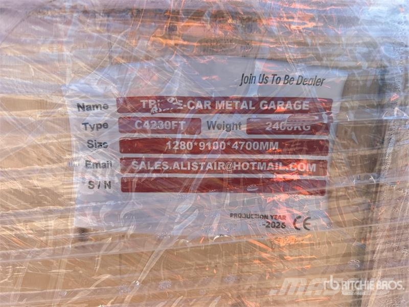 42 ft x 30 ft Triple Garage Storage Building 鋼架建築