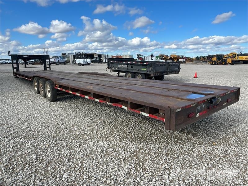 48 ft Tri/A Gooseneck Equipment Trailer 車両運搬用トレーラー