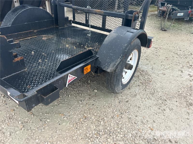 5 ft S/A Trencher Trailer Mélybölcsős