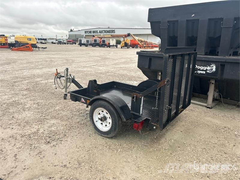 5 ft S/A Trencher Trailer Mélybölcsős