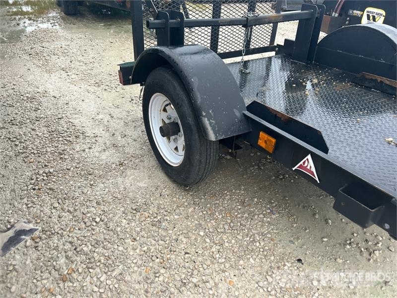 5 ft S/A Trencher Trailer Mélybölcsős