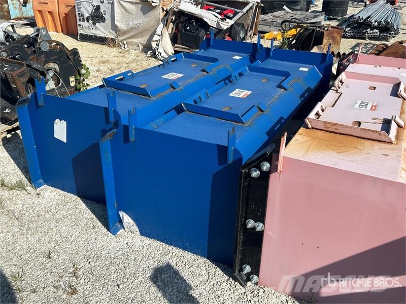  98 in Skid Steer Snow Pusher Kar küreme biçaklari
