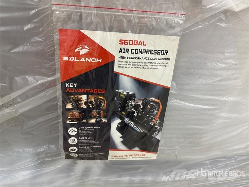 AC60GAL Skid-Mounted 60 gal Air Compressor (Unused Kompresori