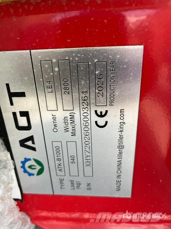AGT ATK-B1000 2 Post 10000 lb Vehicle Lift (Unused) Muu