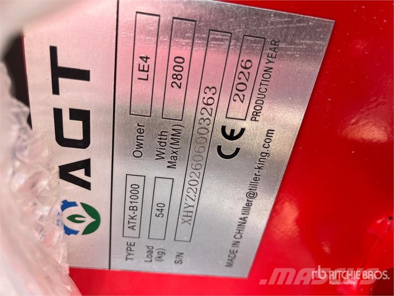 AGT ATK-B1000 2 Post 10000 lb Vehicle Lift (Unused) Muu