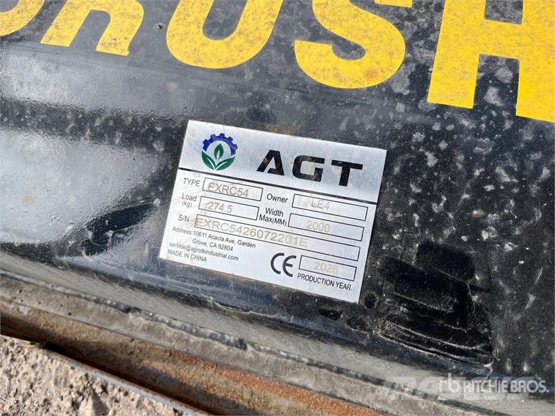 AGT EXRC54 Excavator Brush Cutter - Fits Cat 308 / 3 - مكونات أخرى