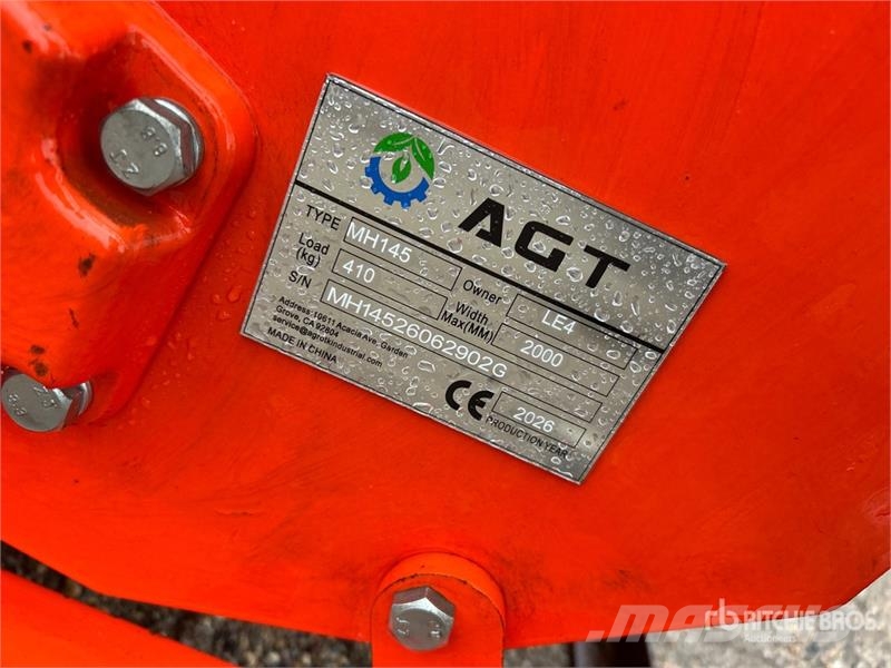 AGT MH145 56 in 3-Point Rotary Tiller (Unused) Power harrows and rototillers
