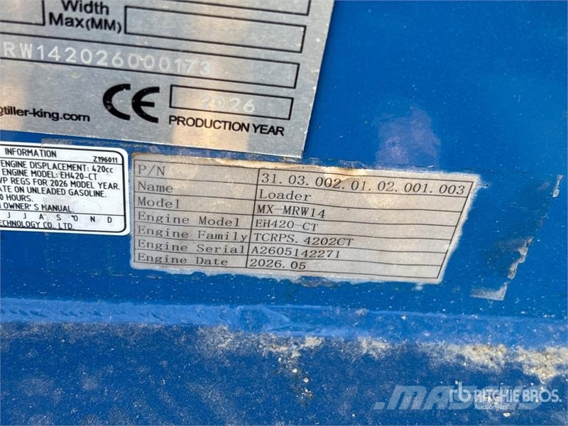 AGT MX-MRW14 Mini Skid Steer Loader (Unused) Kompaktrakodók