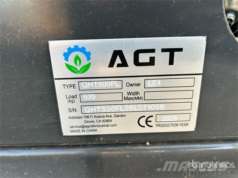 AGT QHT500FL Stand-On Self-Loading Mini Dumper (Unused 건설현장 덤프트럭