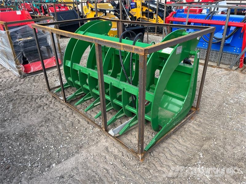 AGT SRR72 72 in Root Rake Skid Steer Grapple (Unused) Grappin