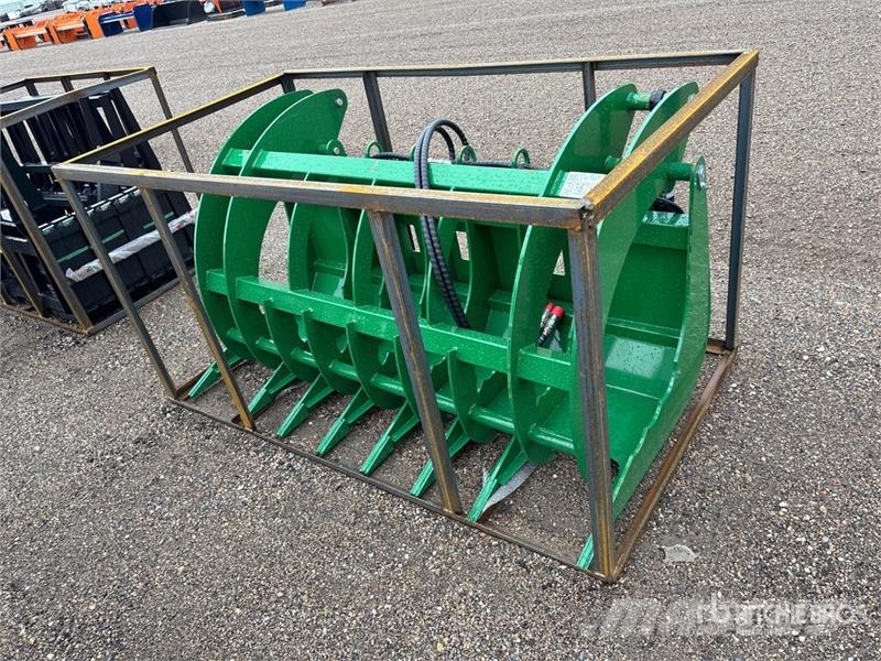 AGT SRR72 72 in Skeleton Skid Steer Grapple Bucket (Un Grappin