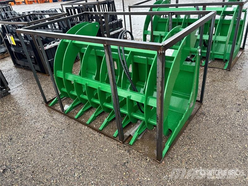 AGT SRR72 72 in Skeleton Skid Steer Grapple Bucket (Un Greifer
