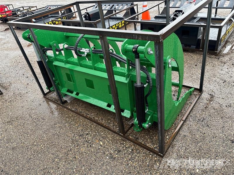 AGT SRR72 72 in Skeleton Skid Steer Grapple Bucket (Un Greifer