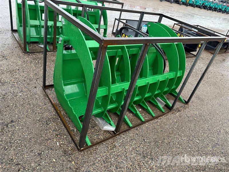 AGT SRR72 72 in Skeleton Skid Steer Grapple Bucket (Un Greifer