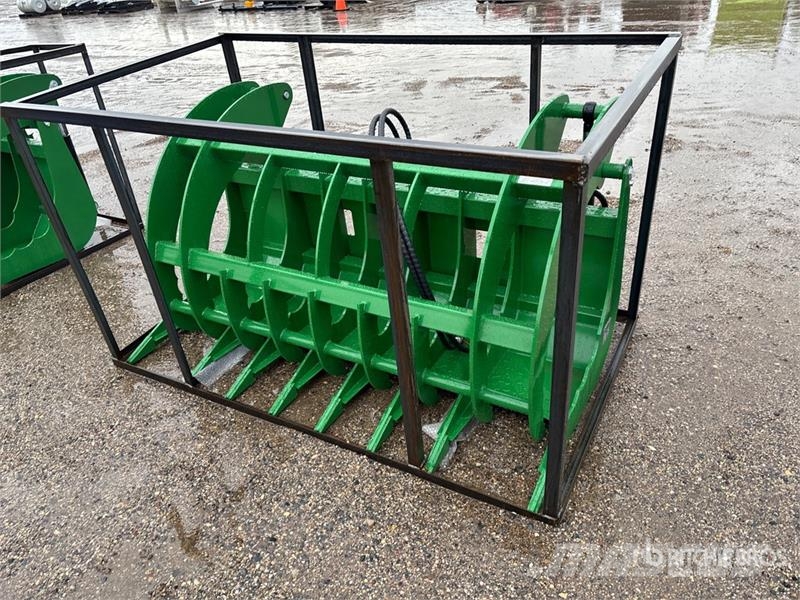 AGT SRR72 72 in Skeleton Skid Steer Grapple Bucket (Un Greifer