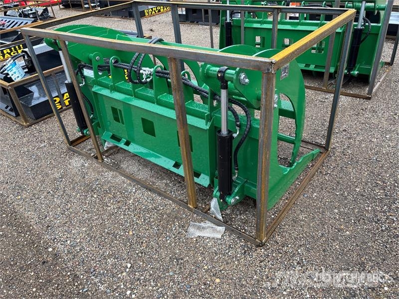 AGT SRR72 72 in Skeleton Skid Steer Grapple Bucket (Un Grappin