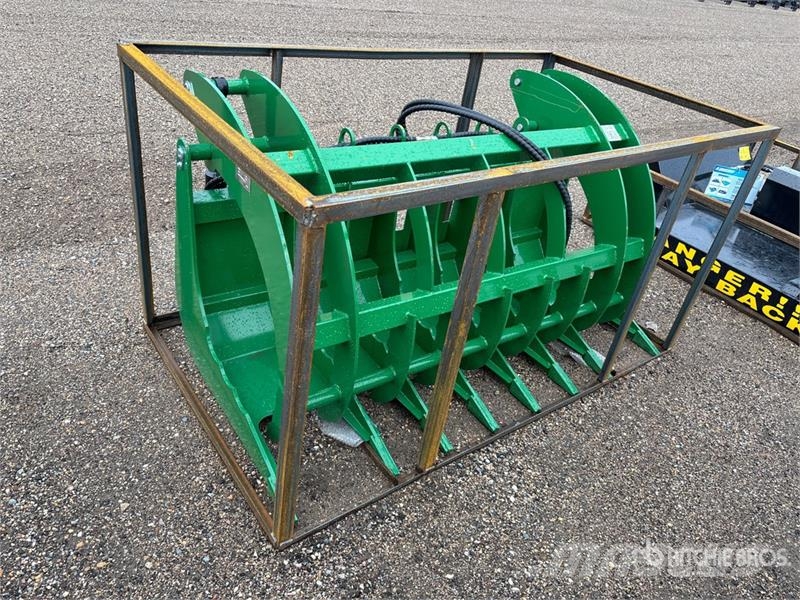 AGT SRR72 72 in Skeleton Skid Steer Grapple Bucket (Un Grappin
