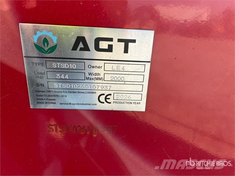 AGT STSD10 3-Point & Skid Steer Seeder (Unused) Sijačice