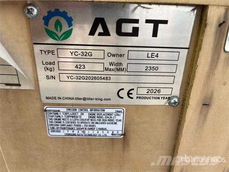 AGT YC32-G Portable Sawmill (Unused) Zaagmachines
