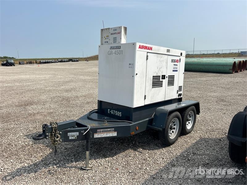 Airman SDG45S-8E2 28.3 kW Mobile Generator Set Dízel áramfejlesztők