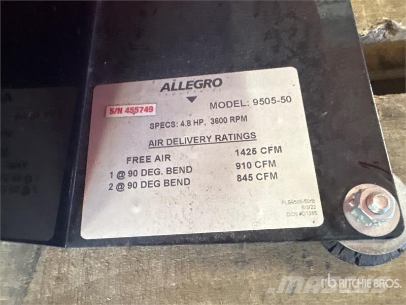 Allegro 9505-50 Gas Blower Andet tilbehør