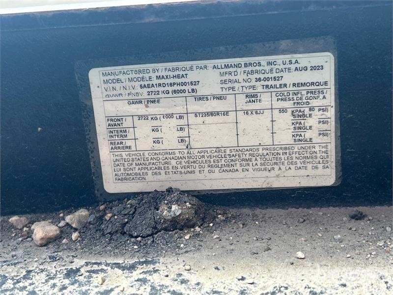 Allmand Bros 1000000 BTU Space Heater Polovna oprema za grejanje i odmrzavanje