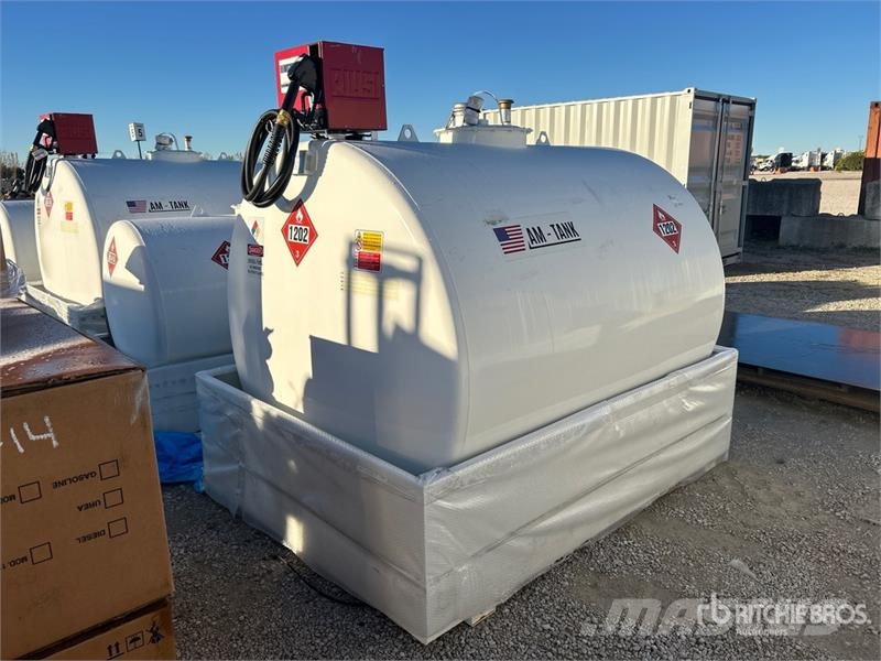 AM Tank 1000 1050 gal Skid Mounted Steel Diesel Fuel Fuel and additive tanks