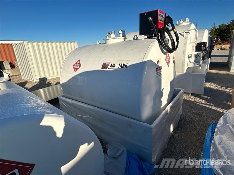AM Tank 1000 1050 gal Skid Mounted Steel Diesel Fuel Fuel and additive tanks
